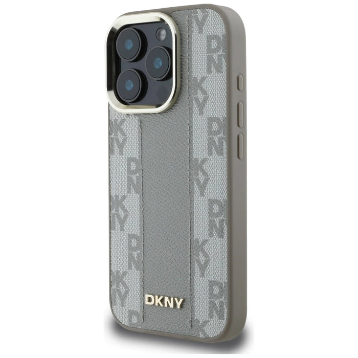 Калъф DKNY Careed Pattern Magsafe за iPhone 16 Pro Max - бежов
