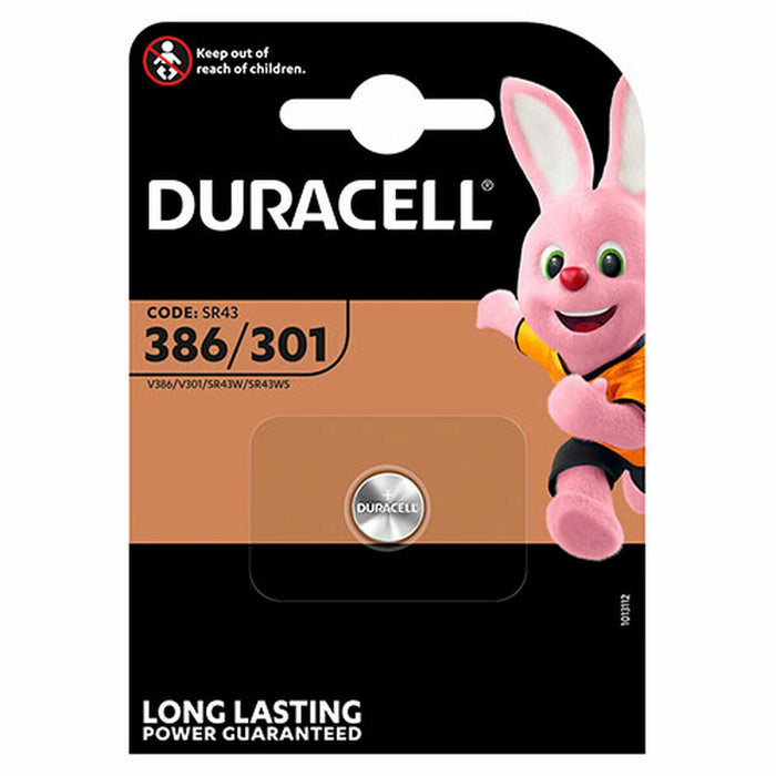 Сребърно-оксидна Батерия DURACELL 386/301