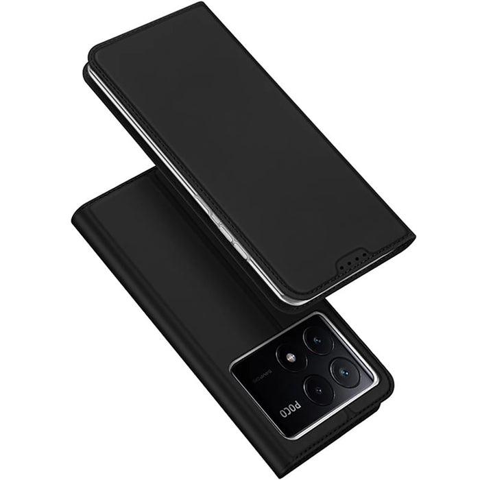 Калъф Dux Ducis Skin Pro за Xiaomi Poco X6 Pro 5G / Redmi K70E с капак и слот за карта - черен