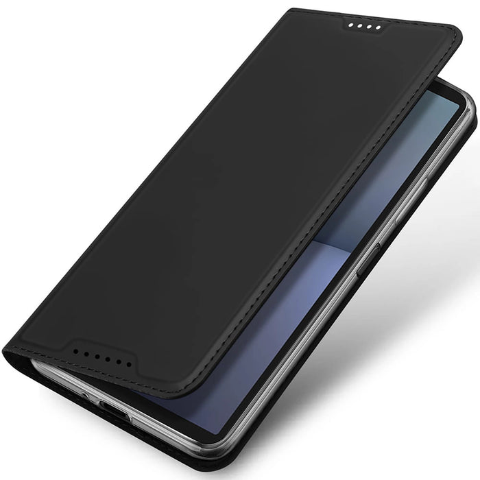 Калъф Dux Ducis Skin Pro за Sony Xperia 10 VI с капак и слот за карта - черен