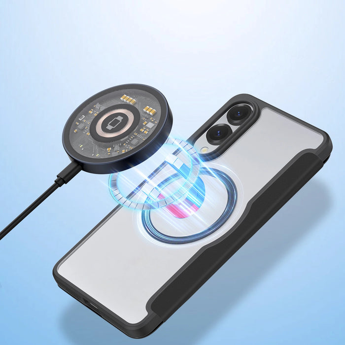 Калъф Dux Ducis Skin X Pro с MagSafe за Samsung Galaxy S25 Edge - черен