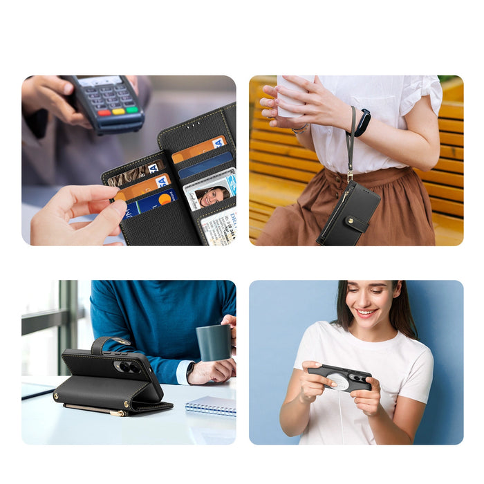 Dux Ducis Lava калъф с MagSafe за Samsung Galaxy S25 Edge - черен