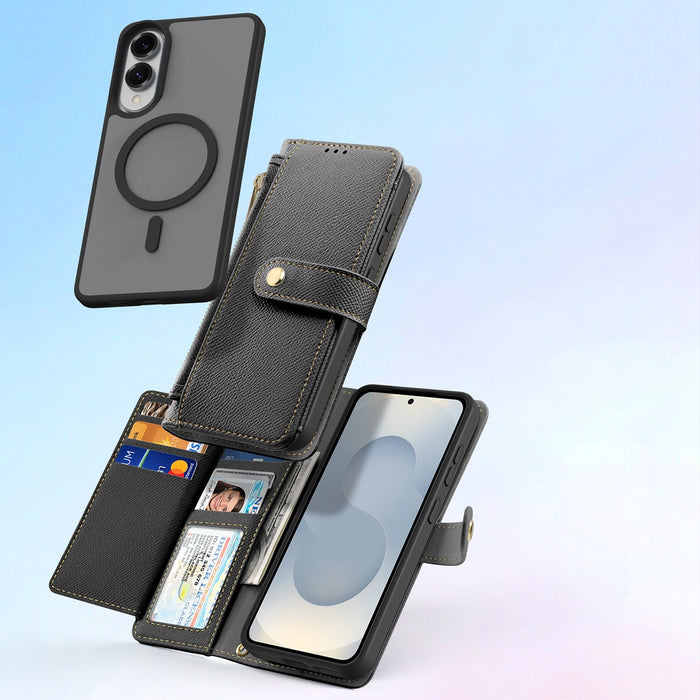 Dux Ducis Lava калъф с MagSafe за Samsung Galaxy S25 Edge - черен