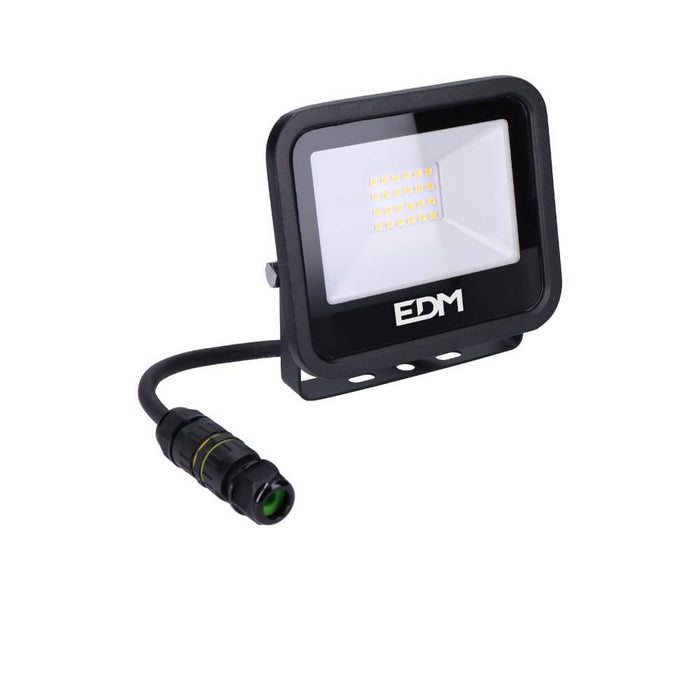 LED spotlight EDM 70401 Black Series Черен F 20 W 12,4 x 10,6 x 2,8 cm (6400 K)