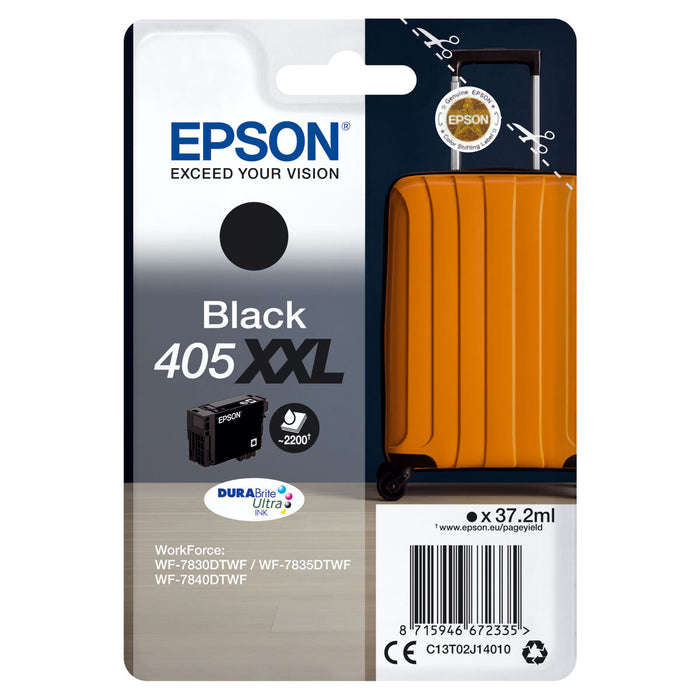 Оригиална касета за мастило Epson C13T02J14010 Черен