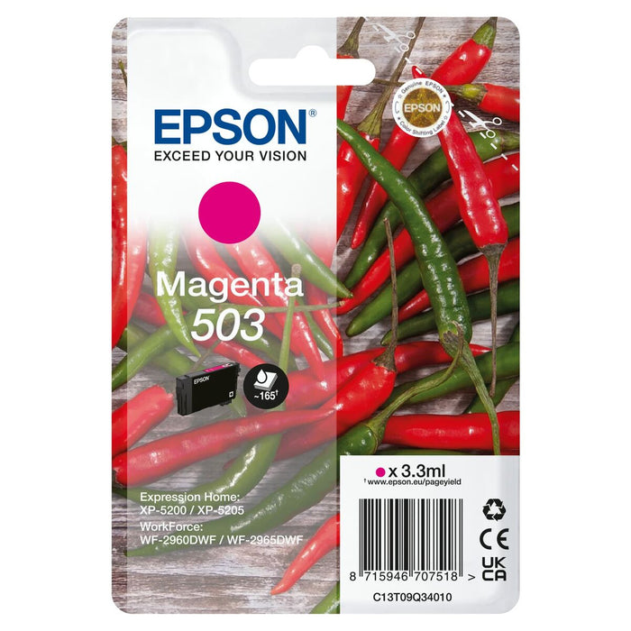 Оригиална касета за мастило Epson C13T09Q34020 Черен Пурпурен цвят