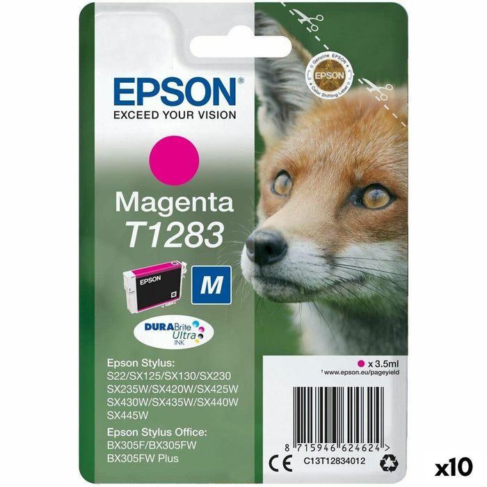 Оригиална касета за мастило Epson S22/SX 235W /420W/425W/ OFFICE BX305F Пурпурен цвят (10 броя)