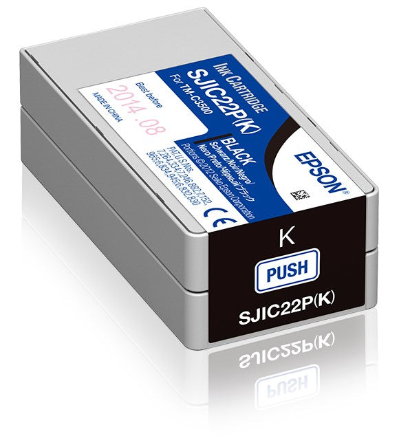 Оригиална касета за мастило Epson SJIC22P Черен