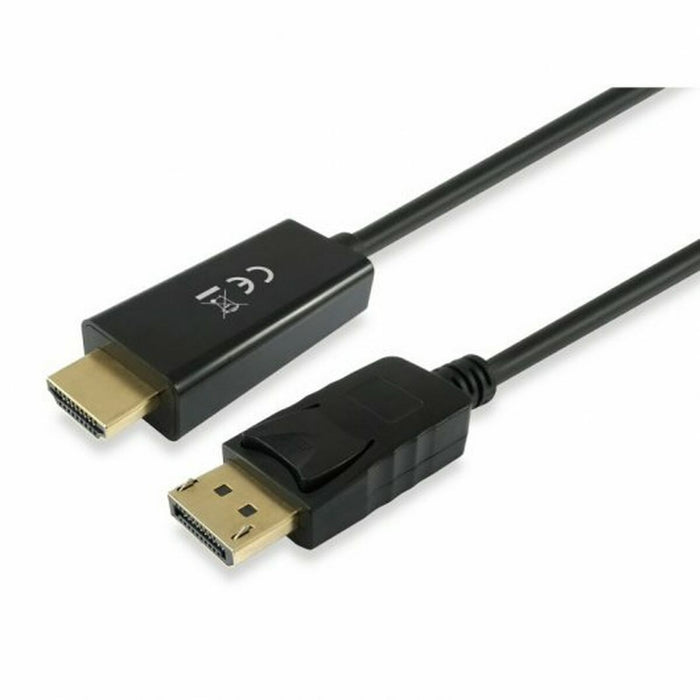 Адаптер за DisplayPort към HDMI Equip 119390 Черен 2 m