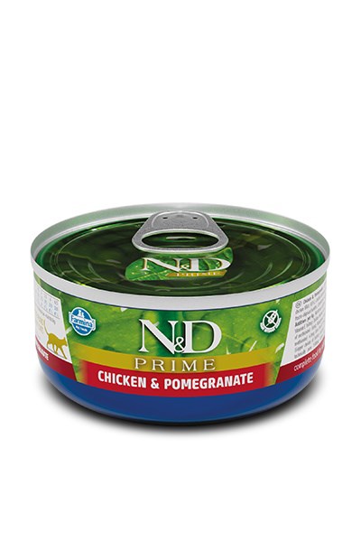FARMINA N&D Prime Chicken & Pomegranate Adult – мокра храна за възрастни котки – 70 g