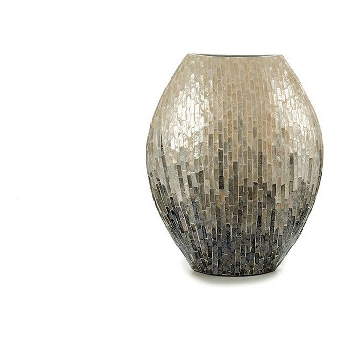 Ваза Gift Decor TLC-82015/2L TLC-82015/2L Сив Седеф ПДЧ 17,5 x 45 x 37 cm