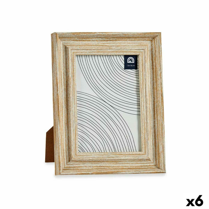 Рамка за снимки Gift Decor 636588H 636588H Кафяв Златен Дървен Cтъкло Кристал полистирен Пластмаса (6 броя)