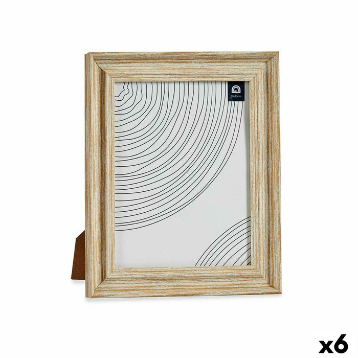 Рамка за снимки Gift Decor 636588H 636588H Кафяв Златен Дървен Кристал Пластмаса (6 броя)