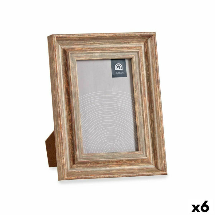 Рамка за снимки Gift Decor 636588G 636588G Кафяв Бронз Дървен Cтъкло Кристал полистирен Пластмаса (6 броя)