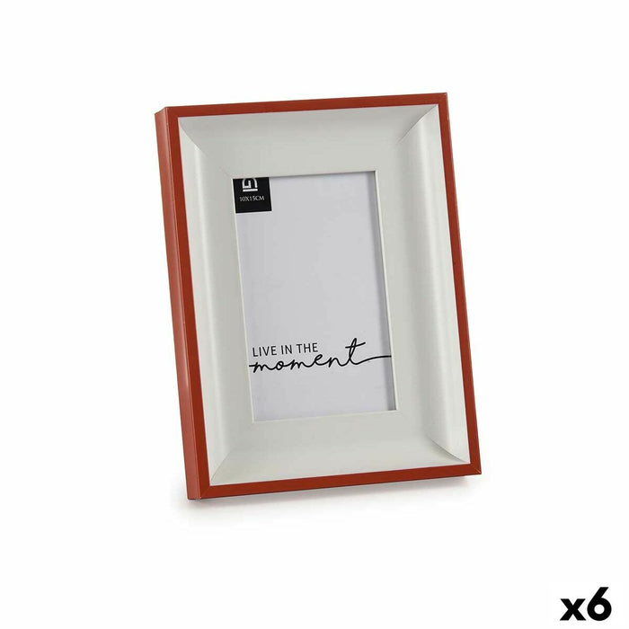Рамка за снимки Gift Decor 636295 636295 Бял Червен Кристал Пластмаса (6 броя)