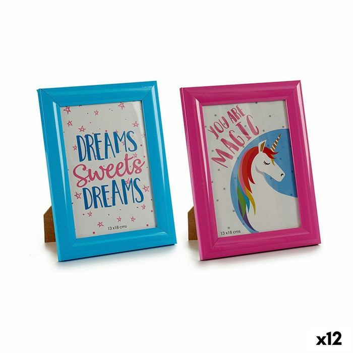 Рамка за снимки Gift Decor 635892-2 635892-2 Cтъкло полистирен Еднорог (12 броя)
