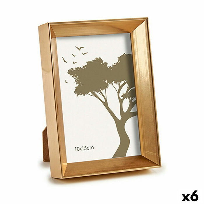 Рамка за снимки Gift Decor WPC0235MG-1 WPC0235MG-1 Златен Cтъкло Пластмаса (6 броя)