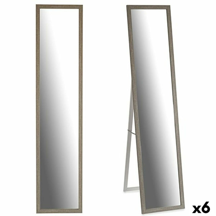Постоянно огледало Gift Decor 629702-GREY 629702-GREY Сив Дървен Cтъкло Кристал Дървен MDF 44 x 32,5 x 120 cm 32,5 x 130 x 3 cm