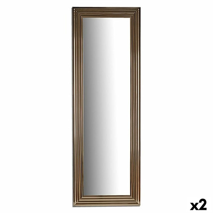 Стенно огледало Gift Decor 77503 77503 Златен Райета 53 x 154,3 x 3 cm Квадратен (2 броя)