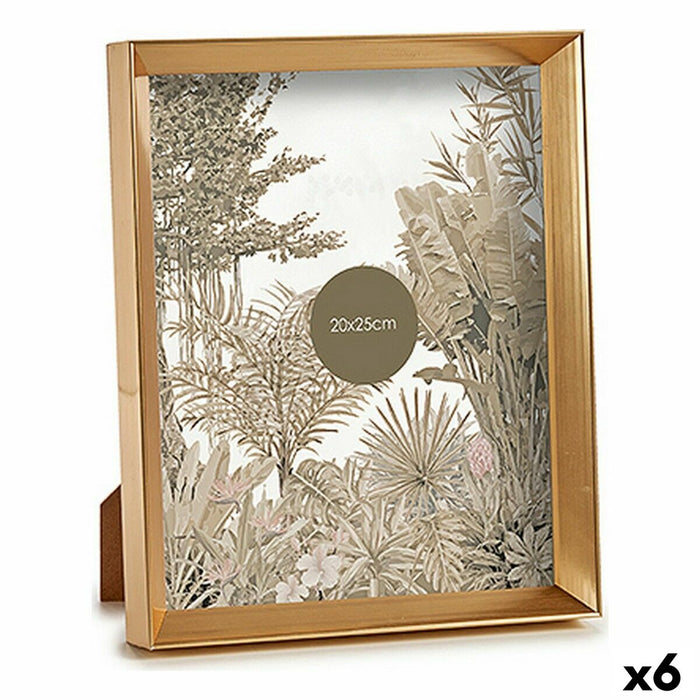 Рамка за снимки Gift Decor WPC0235MG-4 WPC0235MG-4 Златен Cтъкло Пластмаса (6 броя)