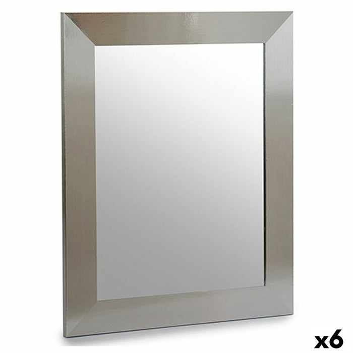Стенно огледало Gift Decor 629557A 629557A Сребрист 39 x 1,5 x 49 cm 39 x 49 x 2 cm Квадратен (6 броя)