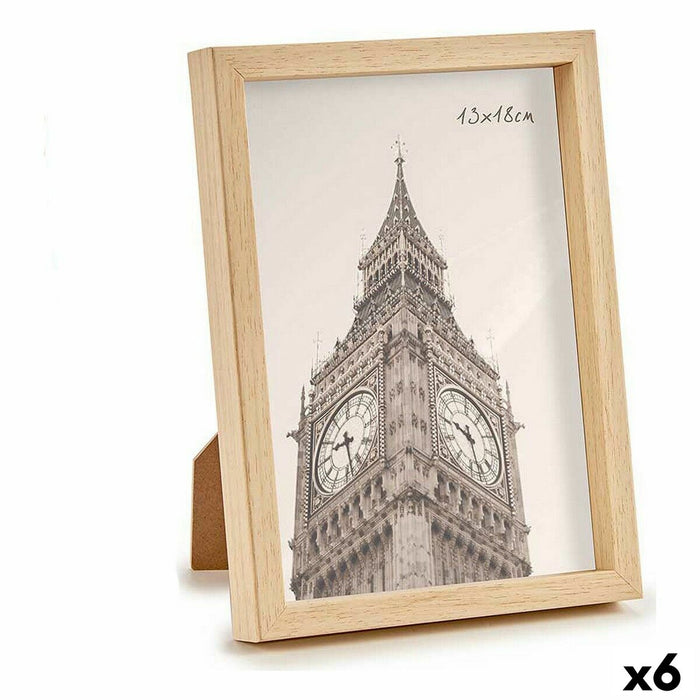 Рамка за снимки Gift Decor WPC1020ML-2 WPC1020ML-2 Кафяв Естествен Пластмаса (6 броя)