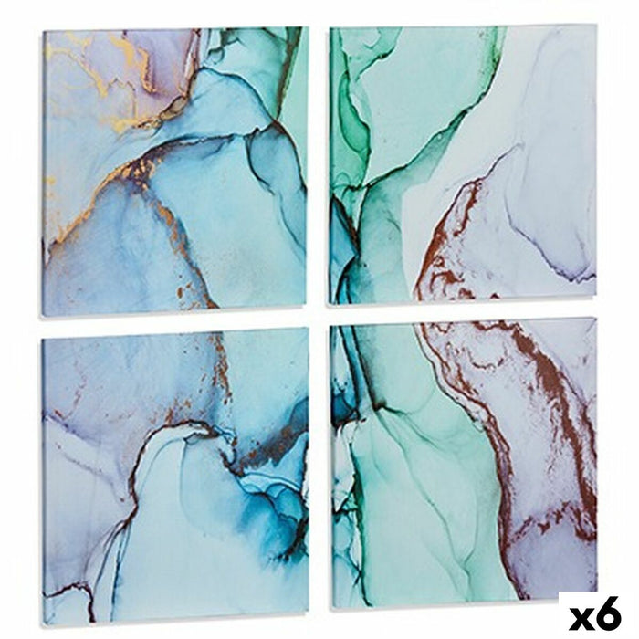 Пластно Gift Decor PC342108 PC342108 Пластно 35 x 7 x 35 cm Мрамор Син