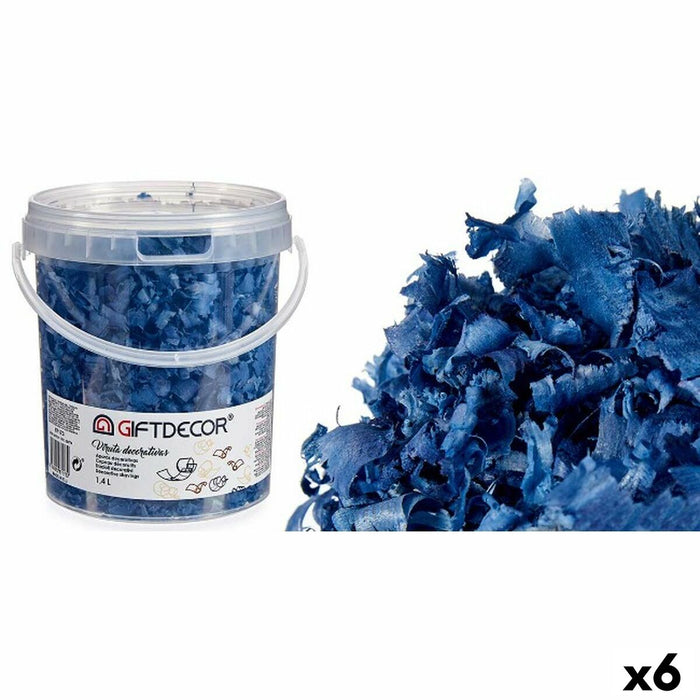 Декоративен Чип Gift Decor VIRUTA-AZUL OSC VIRUTA-AZUL OSC Тъмно синьо 1,4 L (6 броя)