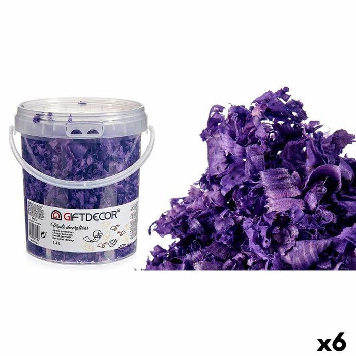 Декоративен Чип Gift Decor VIRUTA-LILA VIRUTA-LILA Люляк 1,4 L (6 броя)