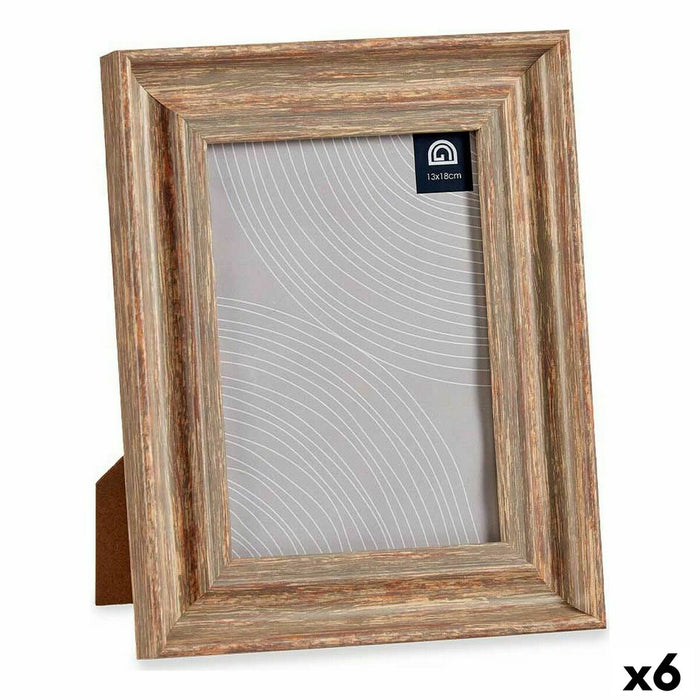 Рамка за снимки Gift Decor 636588G 636588G Кафяв Мед Дървен Cтъкло Кристал полистирен Пластмаса (6 броя)