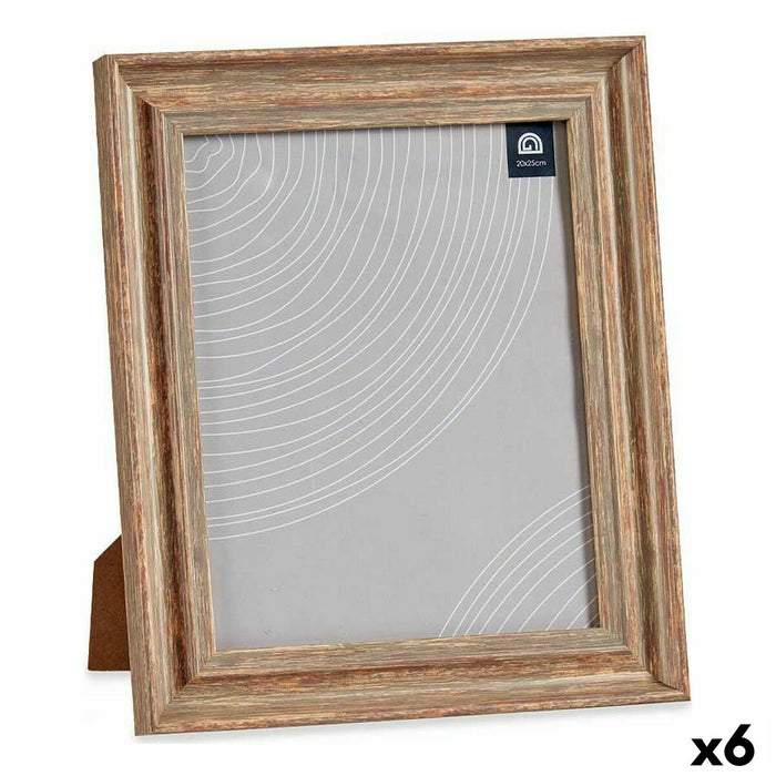 Рамка за снимки Gift Decor 636588G 636588G Кафяв Мед Дървен Cтъкло Кристал полистирен Пластмаса (6 броя)