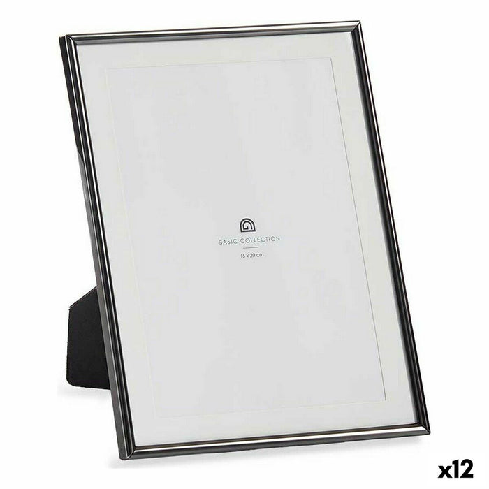 Рамка за снимки Gift Decor MS61001-MAT BLACK MS61001-MAT BLACK Черен Кристал Стомана (12 броя)