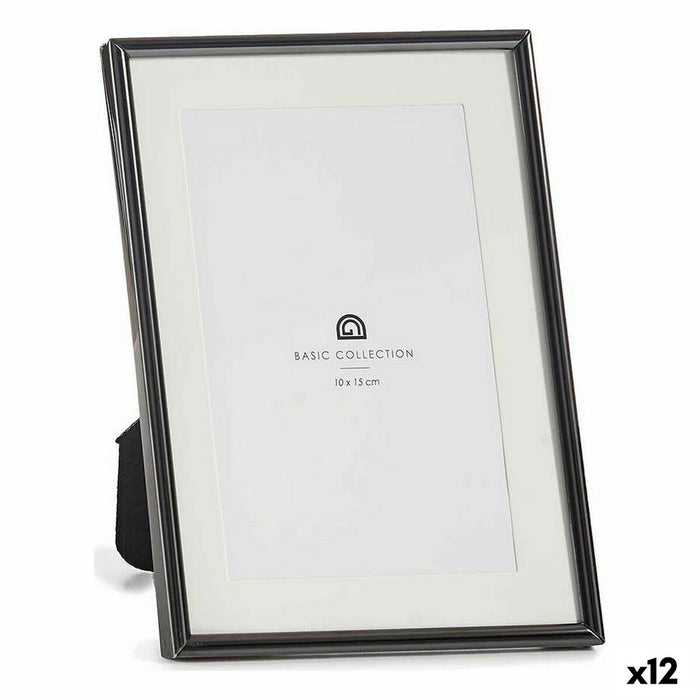 Рамка за снимки Gift Decor MS61001-MAT BLACK MS61001-MAT BLACK Черен Кристал Стомана (12 броя)
