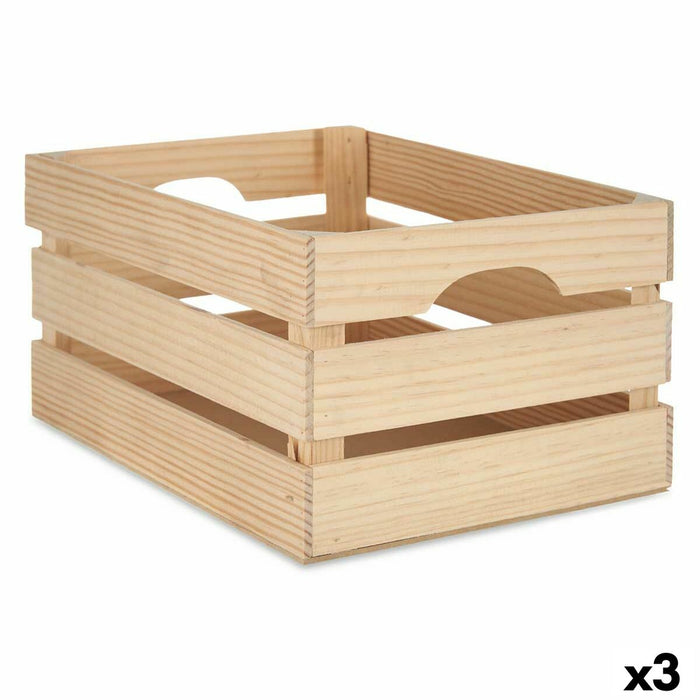 Декоративна кутия Gift Decor CXMAFM CXMAFM Естествен Бор бор (3 броя)