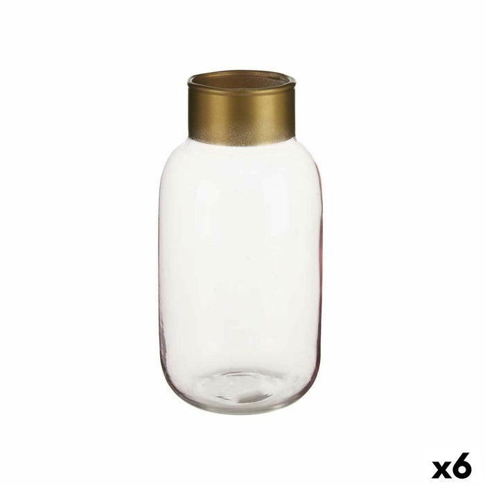 Ваза Gift Decor V1224IP-C V1224IP-C Розов Златен Cтъкло 11,5 x 24 x 11,5 cm (6 броя)