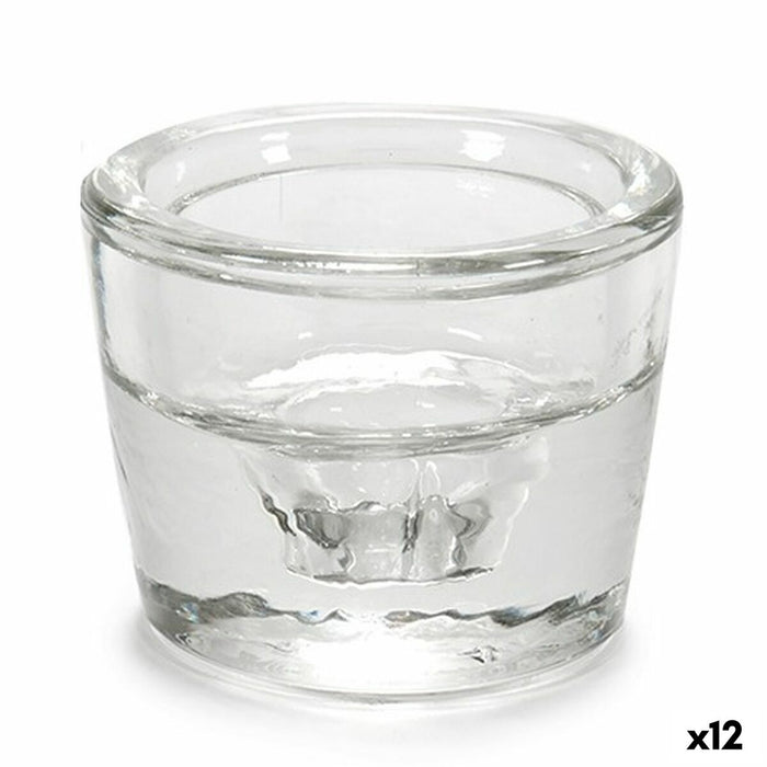 Поставка за свещ Gift Decor CH00597-1A CH00597-1A Прозрачен Cтъкло 6 x 4,3 x 6 cm (12 броя)