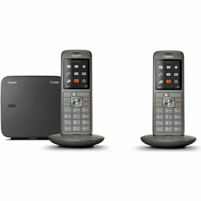 Безжичен телефон Gigaset CL660 Duo Сив Антрацит