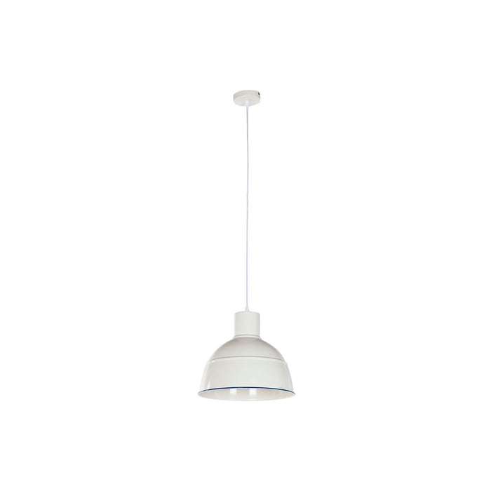 Полилей Home ESPRIT Син Бял Метал 50 W 32,5 x 32,5 x 30 cm