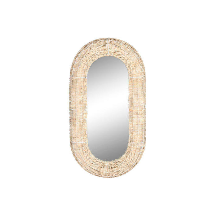 Стенно огледало Home ESPRIT Естествен 68 x 7,5 x 128 cm 69 x 8,5 x 128,5 cm