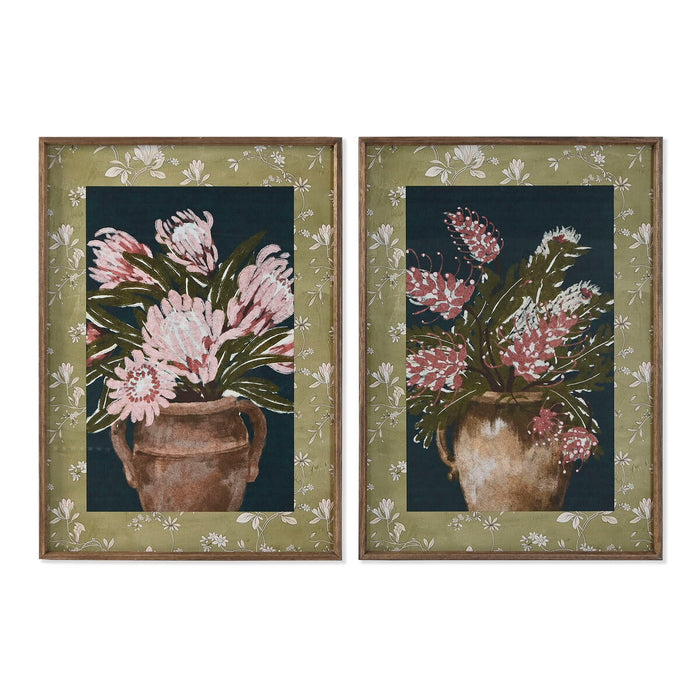 Картина Home ESPRIT Кристал Ела Дървен MDF 50 x 2,5 x 70 cm
