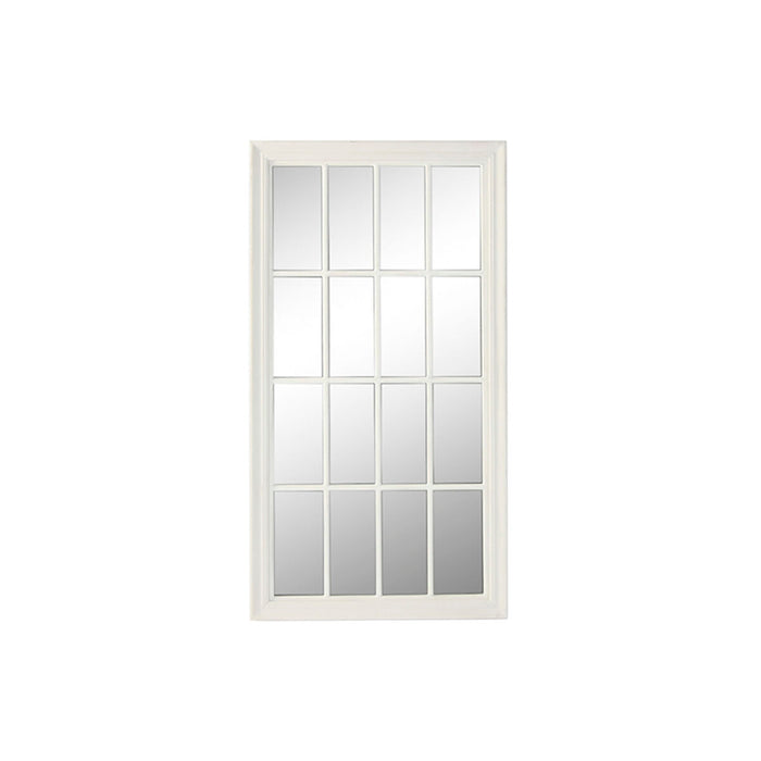 Стенно огледало Home ESPRIT Бял Прозорец 68 x 4 x 128 cm