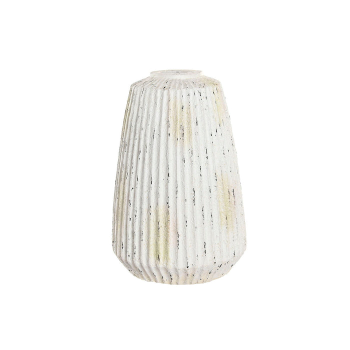 Ваза Home ESPRIT Бял Магнезиев 28 x 28 x 41 cm