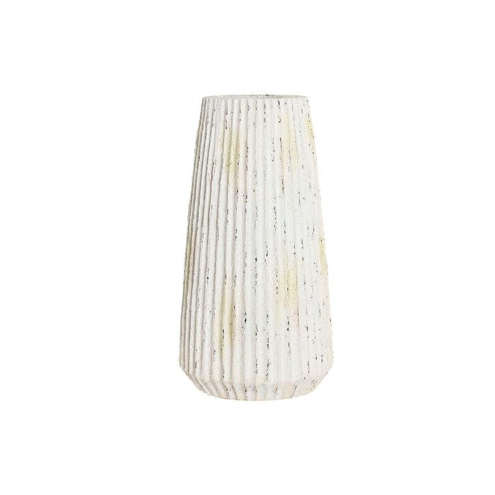 Ваза Home ESPRIT Бял Магнезиев 28 x 28 x 53 cm