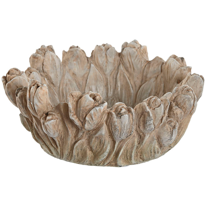 Украса за център на маса Home ESPRIT Сив Цимент 23 x 23 x 10 cm