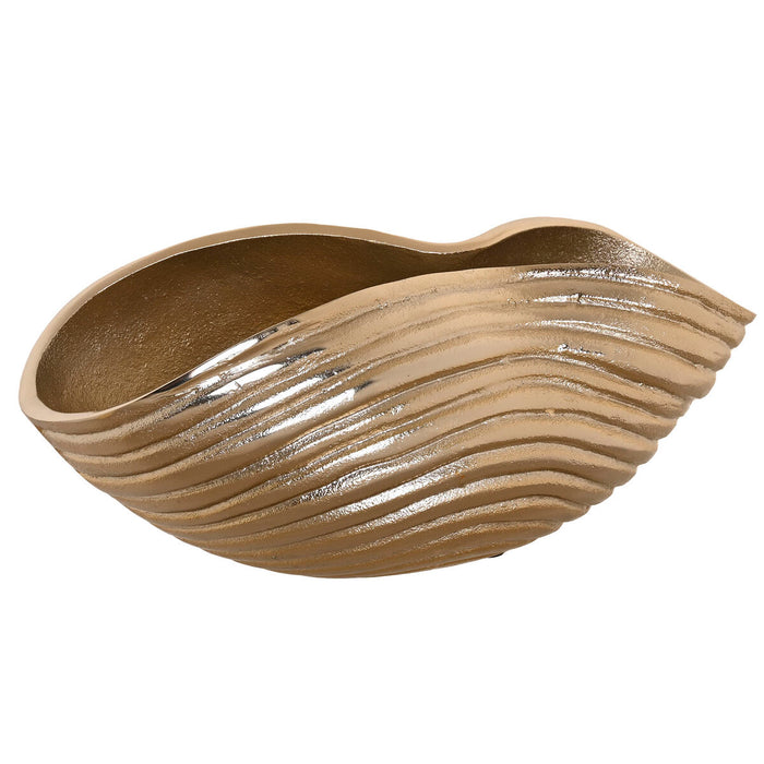 Украса за център на маса Home ESPRIT Златен Алуминий 30 x 16 x 14 cm