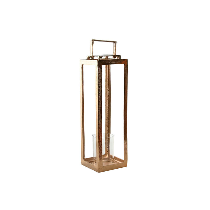 Latern Home ESPRIT Златен Алуминий Кристал Модерен 20 x 20 x 74 cm