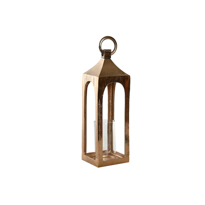 Latern Home ESPRIT Златен Алуминий Кристал Арабин 15 x 15 x 52 cm