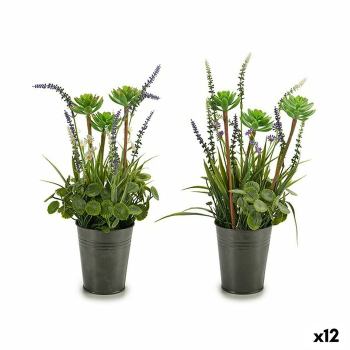 Декоративно Растение Ibergarden XD16-818 XD16-818 Метал Пластмаса Лавандула 13 x 40 x 13 cm (12 броя)