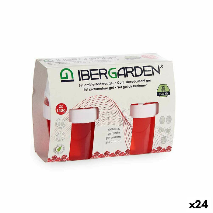 Комплект освежители за въздух Ibergarden 11001 11001 Здравец Гел (24 броя)