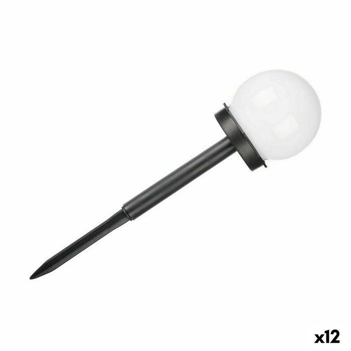 Шамандура Ibergarden 10 CM BALL 10 CM BALL Бял Черен Пластмаса 10 x 34,5 x 10 cm 10 x 24,5 x 10 cm Pall Слънчево зареждане (12 б